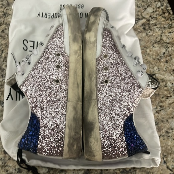 Golden goose all star multi glitter as pictured worn gently a handful of times - Picture 11 of 13